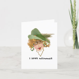 Carte Gal Whimsical Retraité
