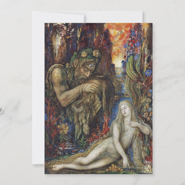 Carte Galatea, Art Symboliste de Gustave Moreau (Devant)