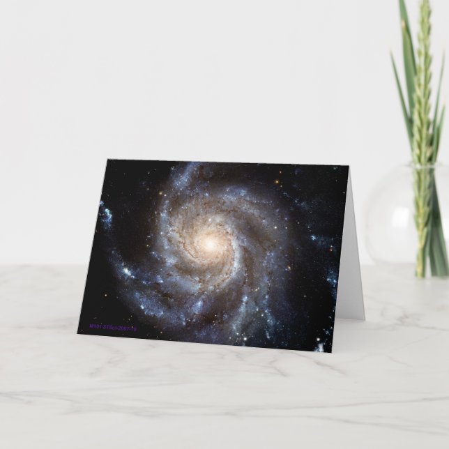 Carte Galaxie en spirale - masquez à l'intérieur (Devant)