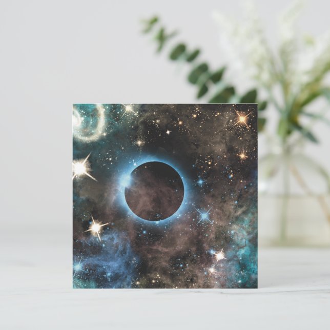 Carte Galaxy Nebula Planet Hubble Télescope Photographie (Debout devant)