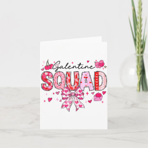 Carte Galentines Day Femmes Galentines Squad Drôle Valen