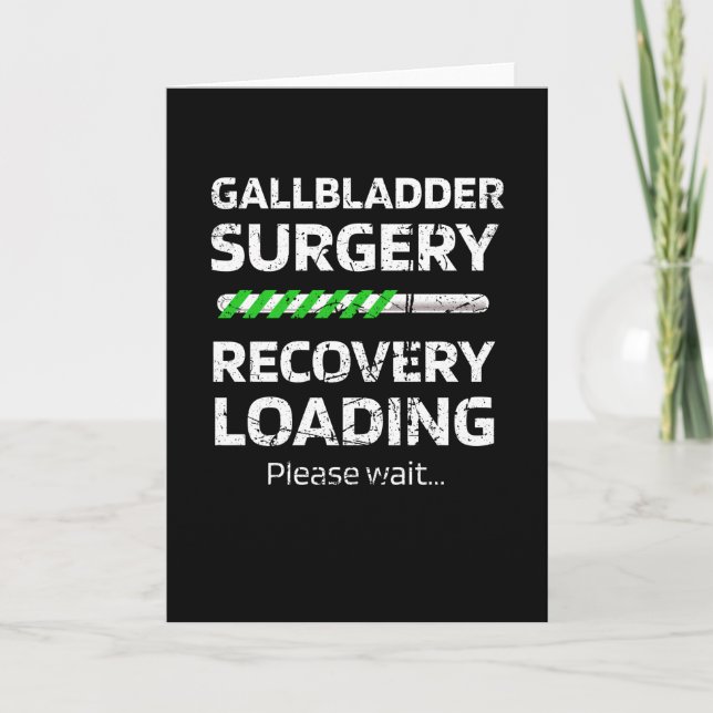 Carte Gallbladder Chirurgie Récupération Chargement de d (Devant)