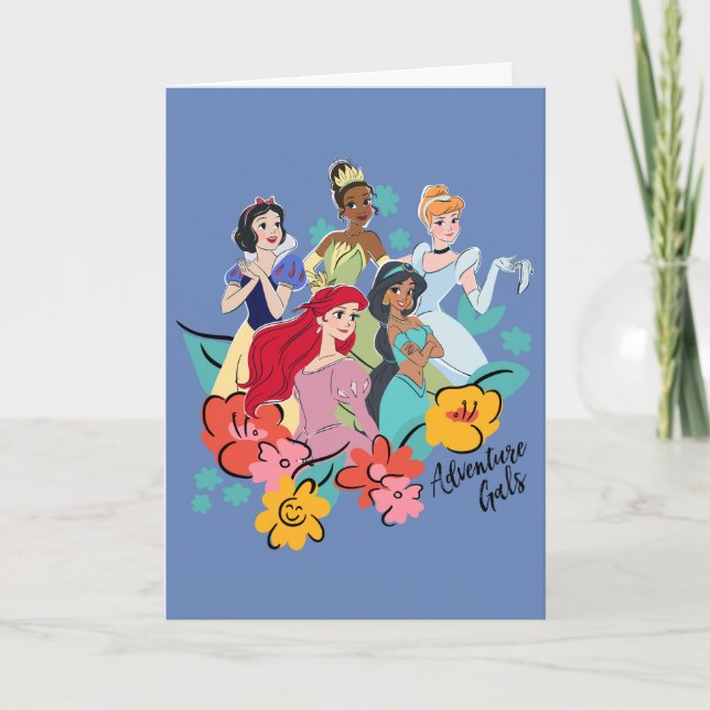 Carte Gals d'aventure Disney Princess (Devant)