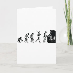 Carte Gamer Evolution - Jeux vidéo Geek Arcade