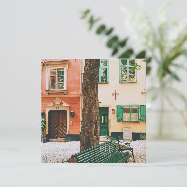 Carte Gamla Stan, Vieille ville de Stockholm (Debout devant)