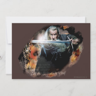 Carte Gandalf Avec Épée Au Combat