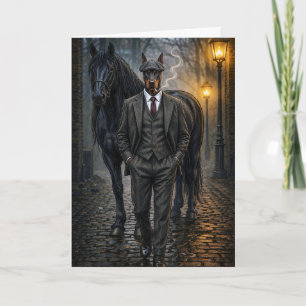 Carte Gangster Doberman Blank