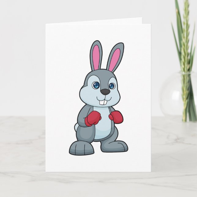 Carte Gants de boxe de boxe de lapin (Devant)