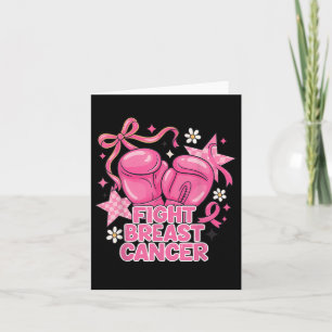 Carte Gants de boxe de combat pour filles Pink Ribbon Ca