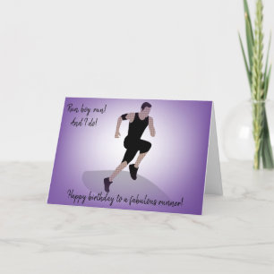 Carte Garçon Amputee Runthday