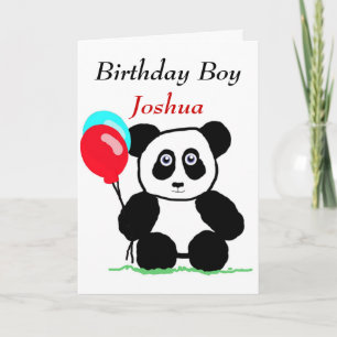Carte Garçon d'anniversaire