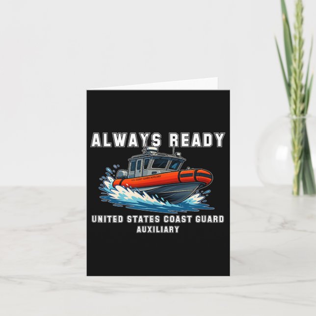 Carte Garde côtière auxiliaire américaine _ Uscg Aux T-s (Devant)
