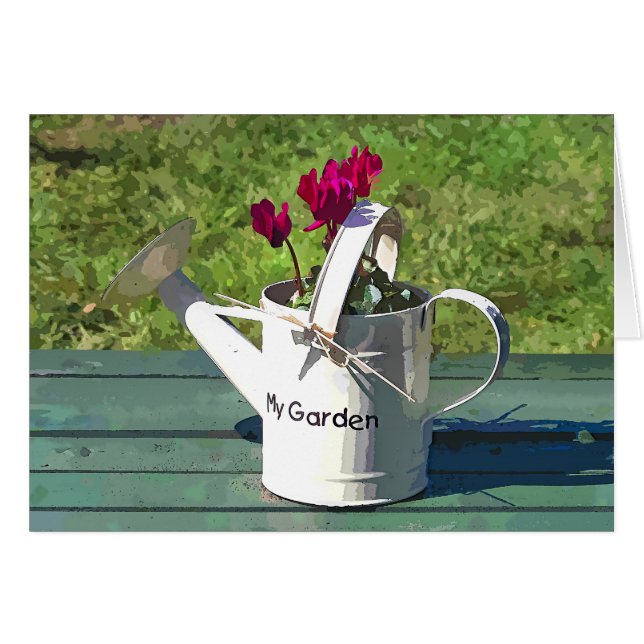 Carte GARDEN WATERN CAN (Devant horizontal)