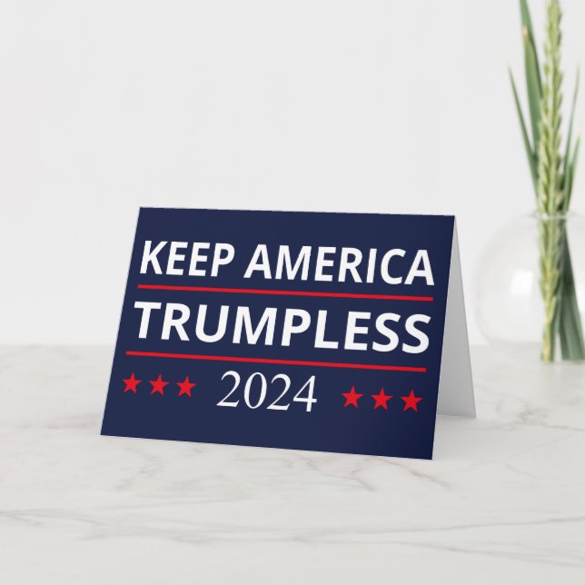 Carte Garder l'Amérique sans Trump VII (Devant)