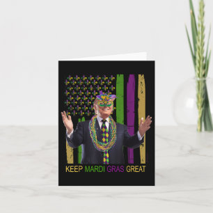 Carte Garder Mardi Gras Grand Amusant Trump Mardi Gras 2