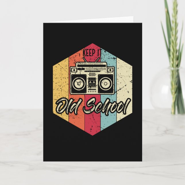 Carte Gardez-Le Vieux École Hip-Hop Rap Hip-Hopper (Devant)