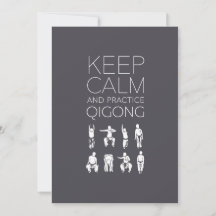Gardez votre calme et pratiquez le Qigong