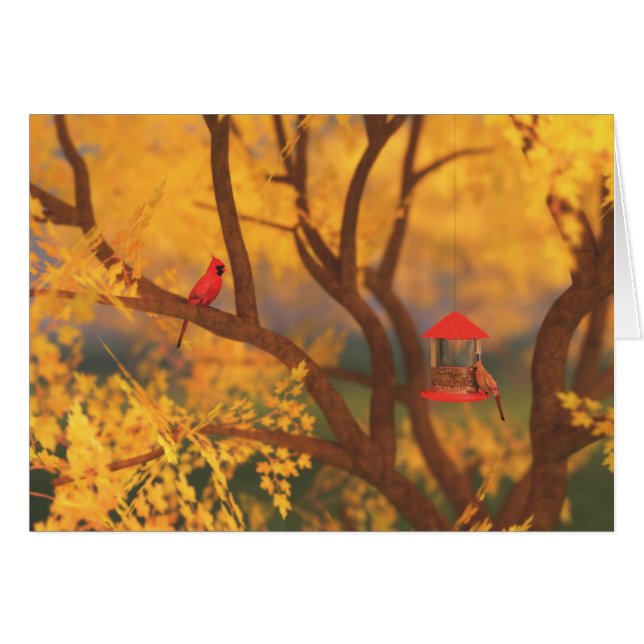 Carte Gardienne Automne (Devant horizontal)