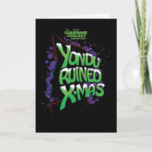 Carte Gardiens de Galaxy Holiday Yondu X-Mas