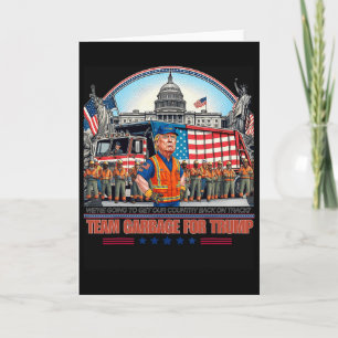 Carte Garge Pour L'équipe Trump Grabge Vote Trump Drôle 