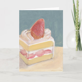 Carte Gâteau à la fraise 2