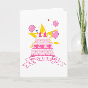 Carte Gâteau d'anniversaire de 11 ans
