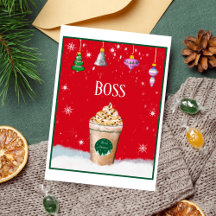 Gâteau de Noël Latte Avec un Ornement Vintage pour