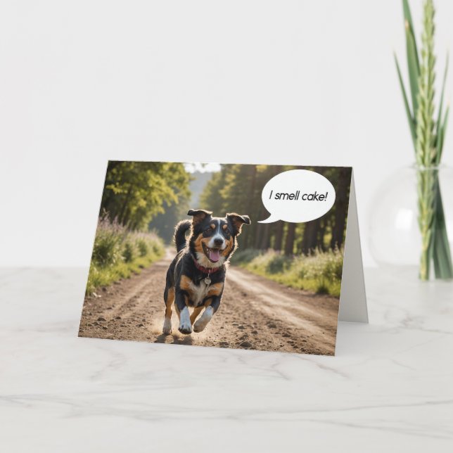 Carte Gâteau d'odeur de chien (Devant)