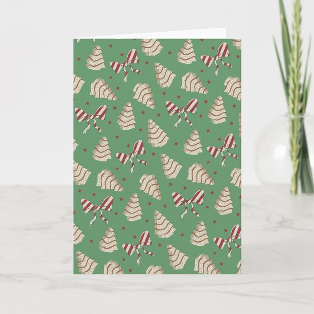 Carte Gâteau Snack de Noël (Devant)