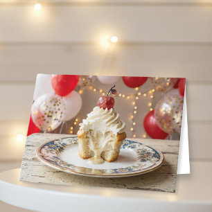 Carte Gâteau Vanille Fantaisie Anniversaire de ma Nièc
