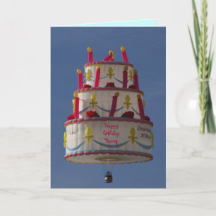 Carte gâteau volant