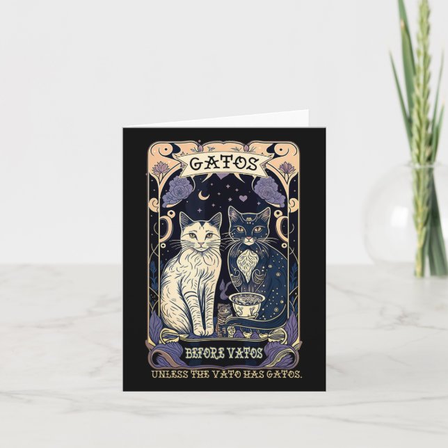 Carte Gatos Avant Vatos Sauf Si Le Vato A Gatos (Devant)