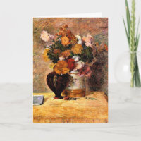 Gauguin - Fleurs et livre japonais