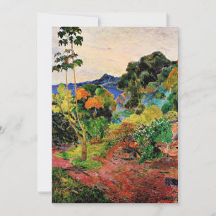 Carte Gauguin - Paysage Martinique
