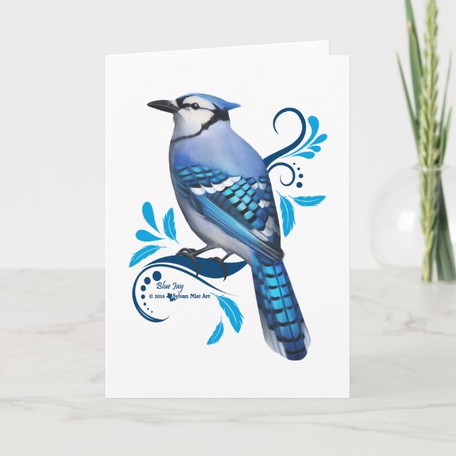 Carte Geai bleu (Devant)