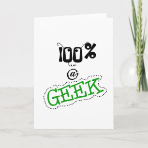 Carte Geek de 100 pour cent