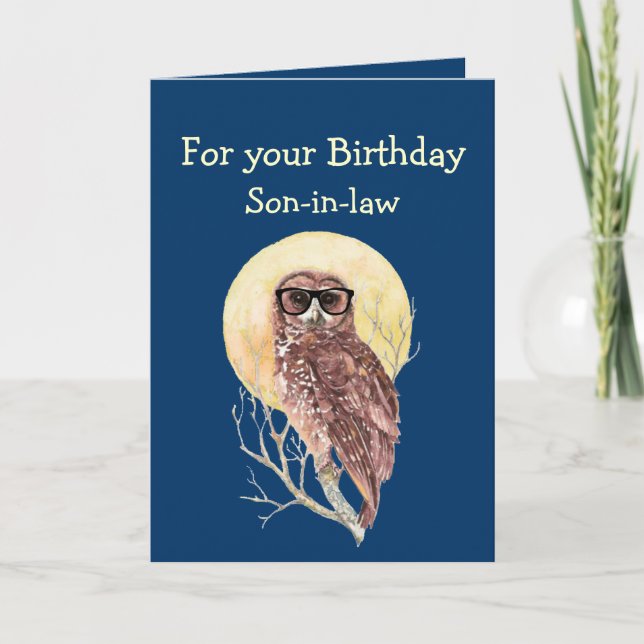 Carte Geek informatique gendre Humour d'anniversaire hib (Devant)