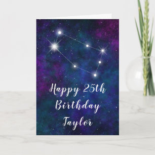 Carte Gemini Zodiac Constellation Joyeux anniversaire