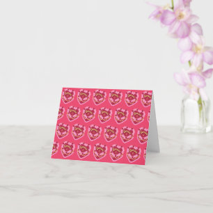 Carte Gemini Zodiac Coquette Coeur gâteau d'anniversaire