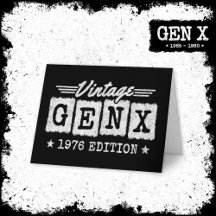 Gen X Generation Gen Xer Né 1976 Gen X Anniversair