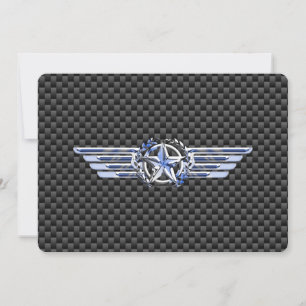 Carte General Private Air Pilot Chrome Comme Star Wings