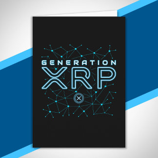 Carte Génération de crypto-monnaie XRP Crypto Blockchain
