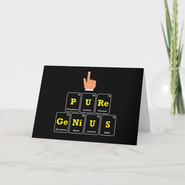 Carte Génie pur (Devant)