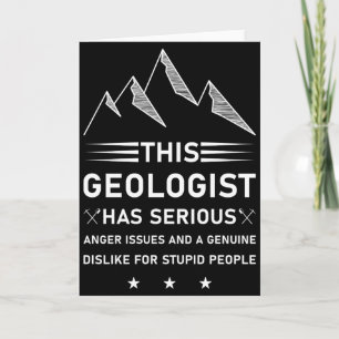 Carte Géologie Science de la Terre Drôle T Shirt de Géol