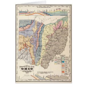 Carte géologique de l'Ohio