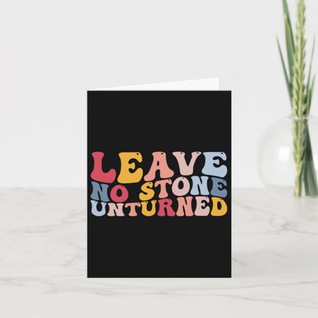 Carte Géologue de Géologie Rockhoring Funny Pas de Ston (Devant)