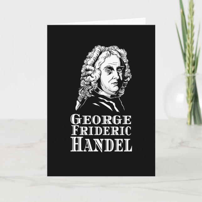 Carte George Frideric Handel Portrait (Devant)