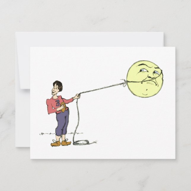 Carte "George Lassos la Lune" (Devant)