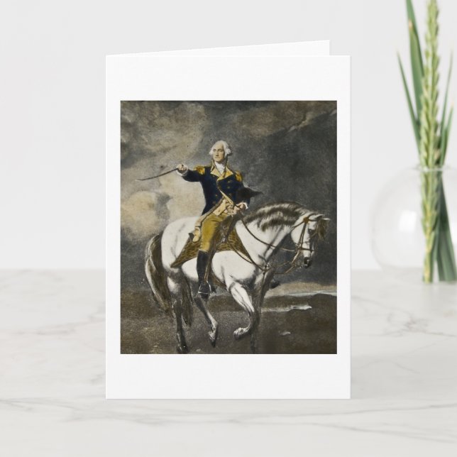 Carte George Washington à Trenton (Devant)