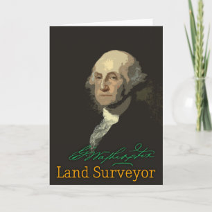 Carte George Washington Greeting Card